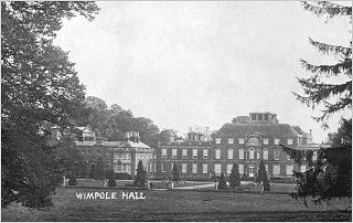Rear of Wimpole Hall, c1905