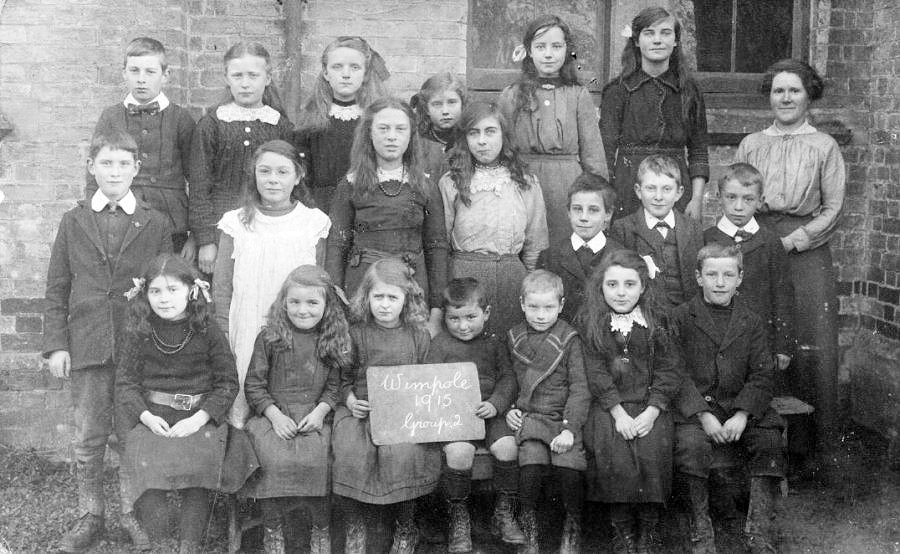 Wimpole Church of England School, Pupils 1915 (Group 2)